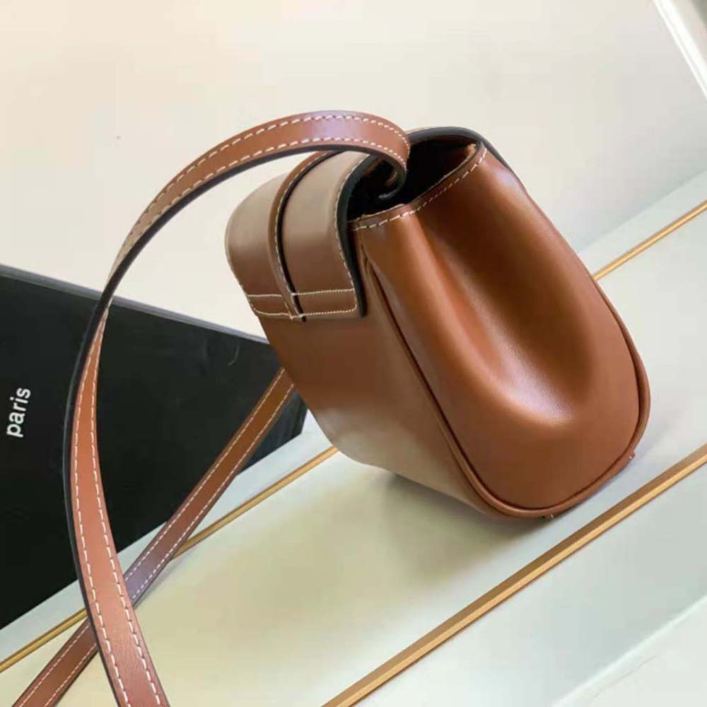 Celine Women Mini Soft 16 in Smooth Calfskin-Brown - image 6