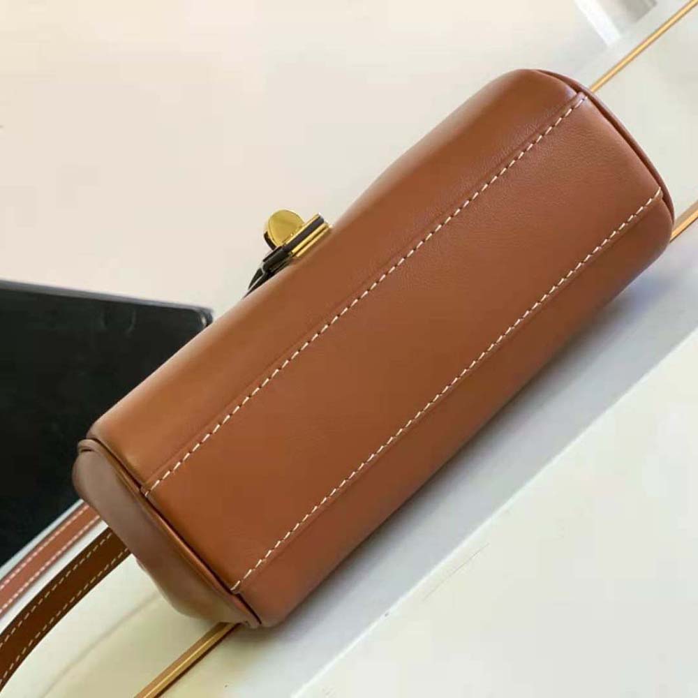 Celine Women Mini Soft 16 in Smooth Calfskin-Brown - image 5
