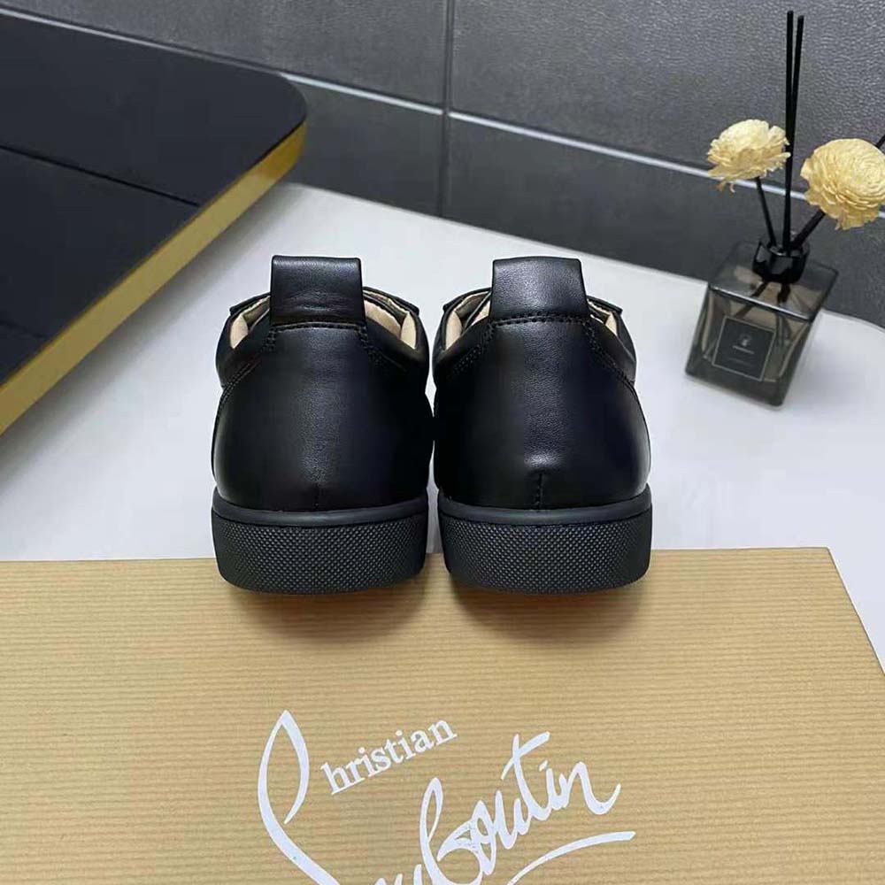 Christian Louboutin Men Louis Junior Spikes-Black - image 8