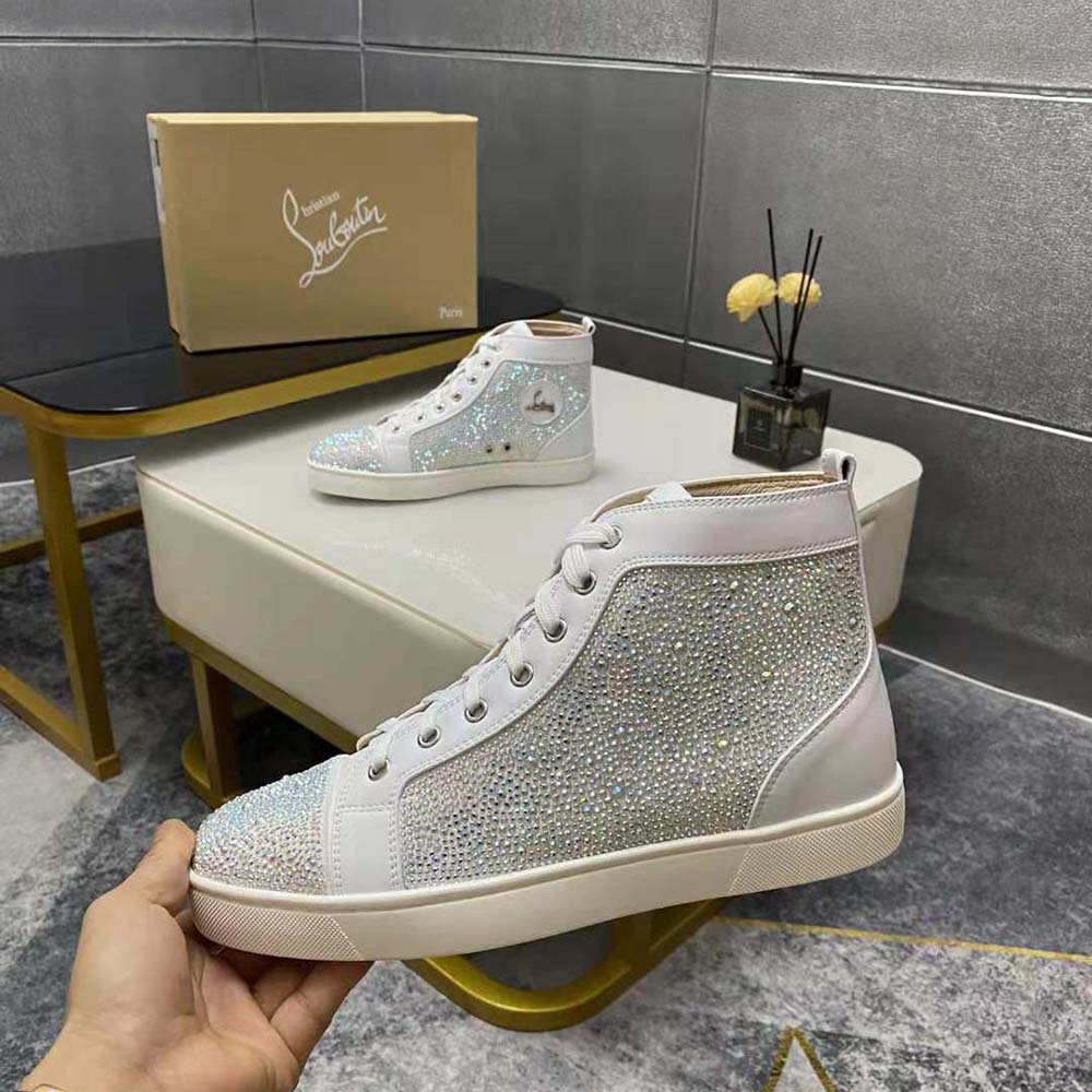 Christian Louboutin Men Louis Strass-White - image 4