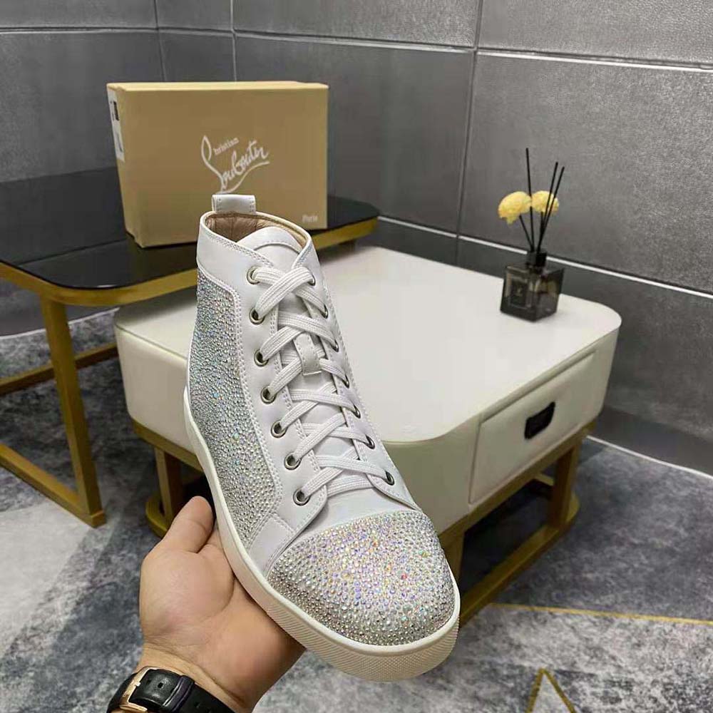 Christian Louboutin Men Louis Strass-White - image 6