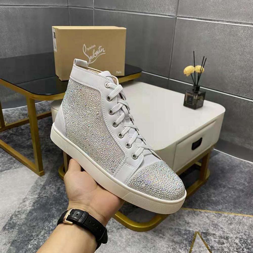 Christian Louboutin Men Louis Strass-White - image 7