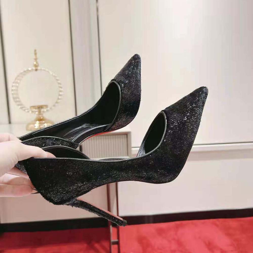 Christian Louboutin Women Iriza 100 mm Heel Height-Black - image 7