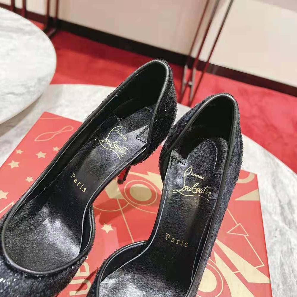 Christian Louboutin Women Iriza 100 mm Heel Height-Black - image 8