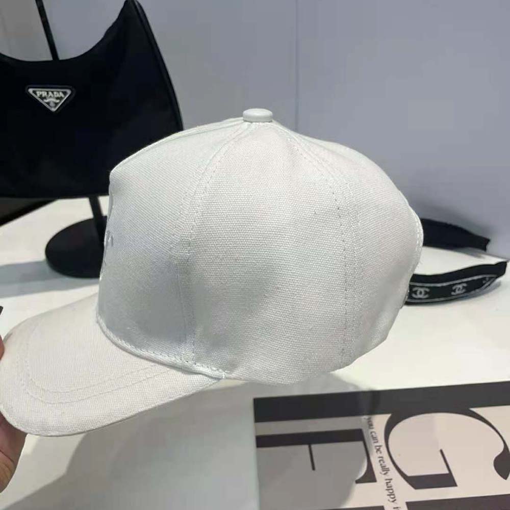 Dior Unisex by Erl Baseball Cap White Cotton Canvas - image 6