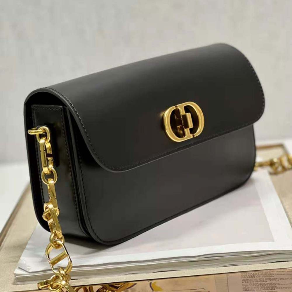 Dior Women 30 Montaigne Avenue Bag Black Box Calfskin - image 5