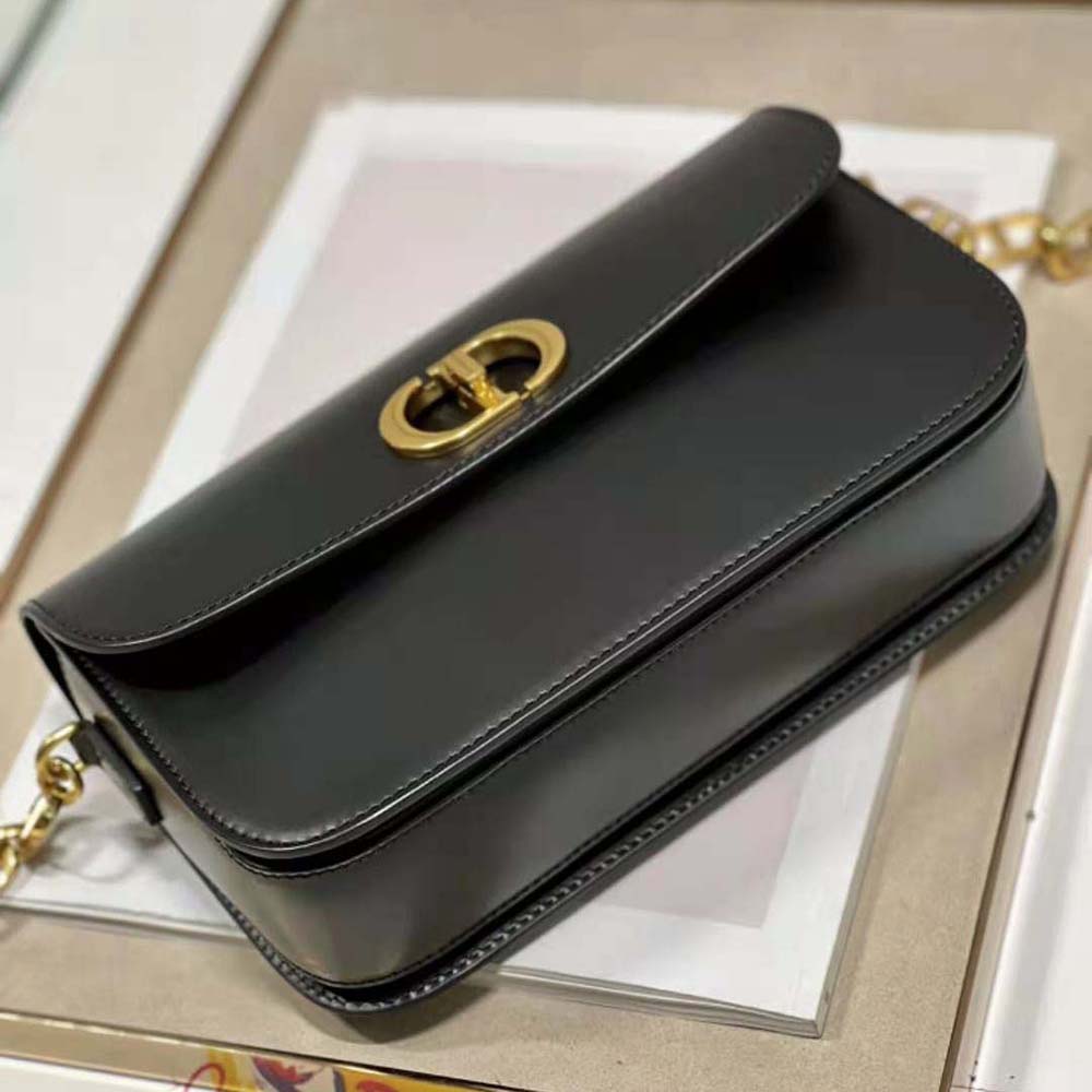 Dior Women 30 Montaigne Avenue Bag Black Box Calfskin - image 8