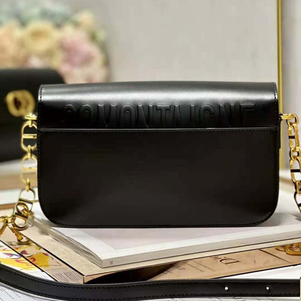 Dior Women 30 Montaigne Avenue Bag Black Box Calfskin - image 4