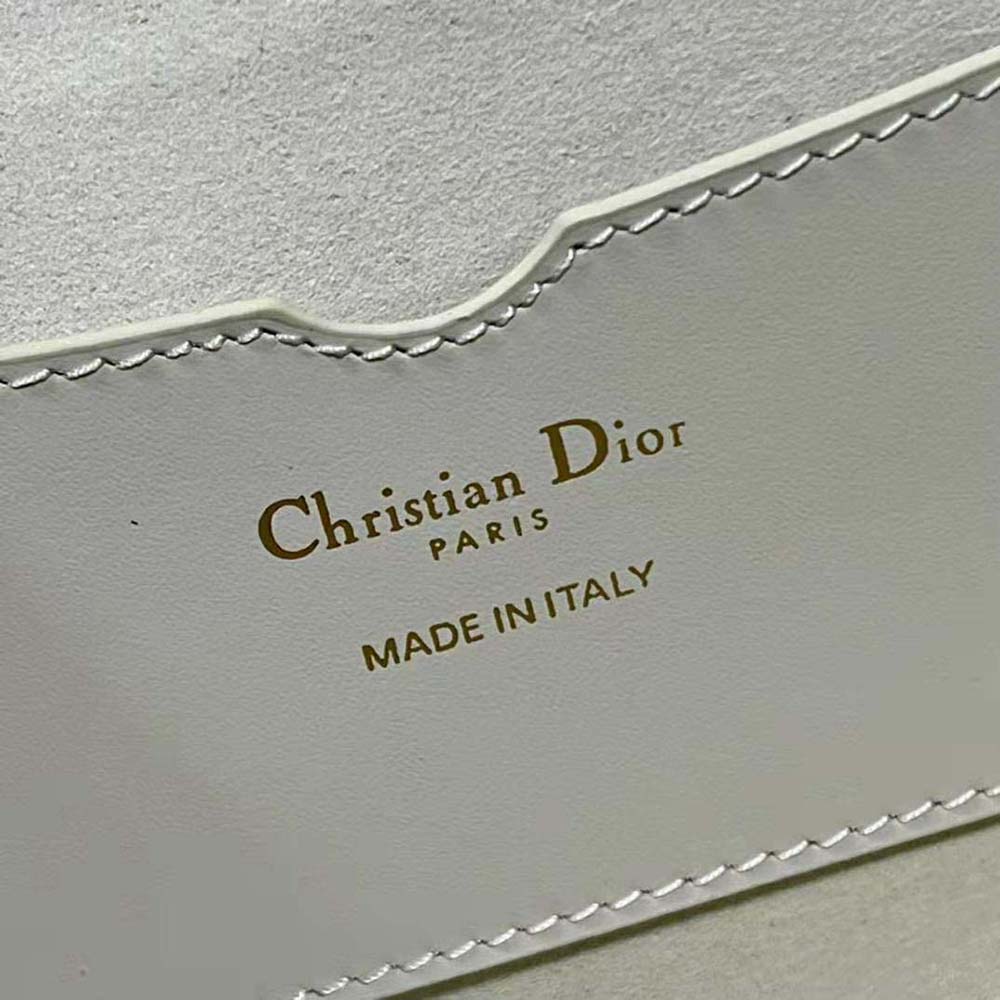 Dior Women 30 Montaigne Avenue Bag Dusty Ivory Box Calfskin - image 10