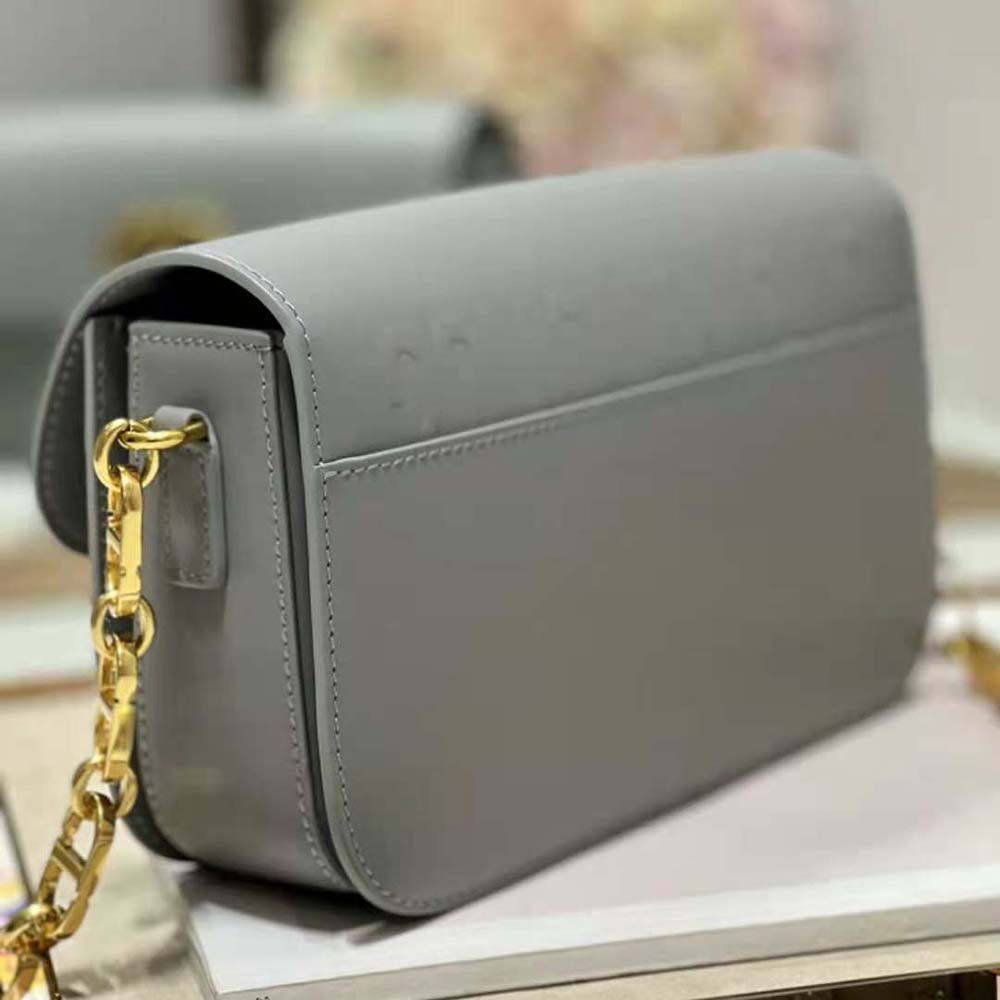 Dior Women 30 Montaigne Avenue Bag Ethereal Gray Box Calfskin - image 7