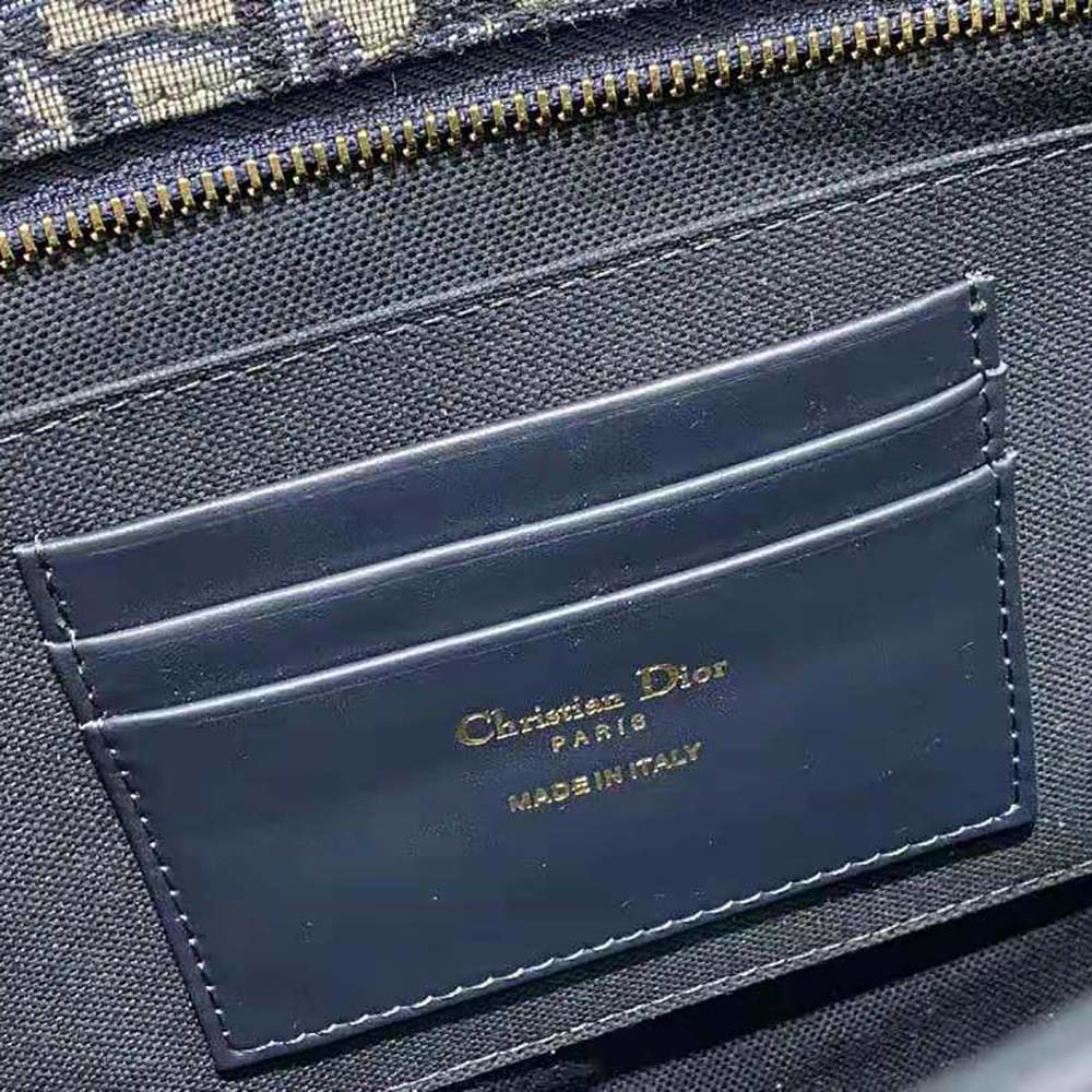 Dior Women 30 Montaigne Pouch Blue Dior Oblique Jacquard - image 10