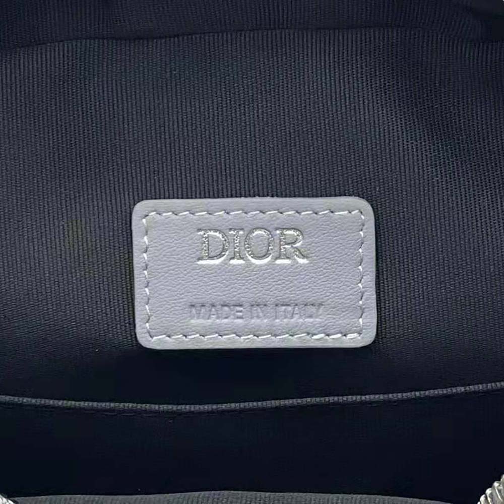 Dior Men Hit the Road Messenger Pouch Dior Gray CD Diamond Canvas and Smooth Calfskin - image 8