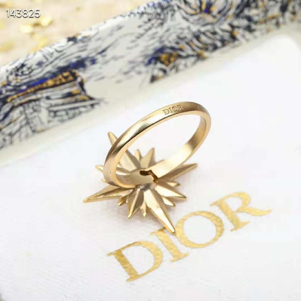 Dior Women Rêve D’infini Ring Gold-Finish Metal - image 5