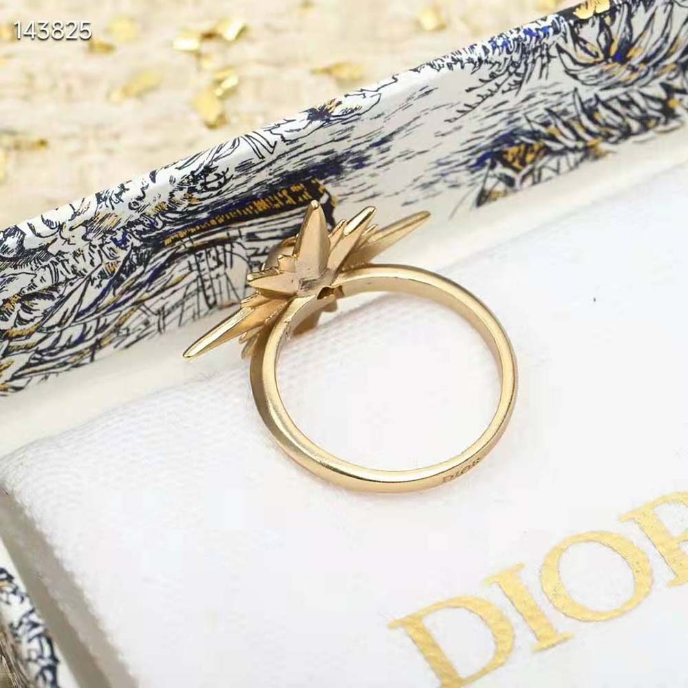 Dior Women Rêve D’infini Ring Gold-Finish Metal - image 6