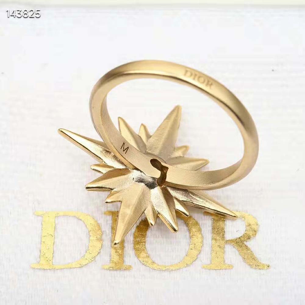 Dior Women Rêve D’infini Ring Gold-Finish Metal - image 7