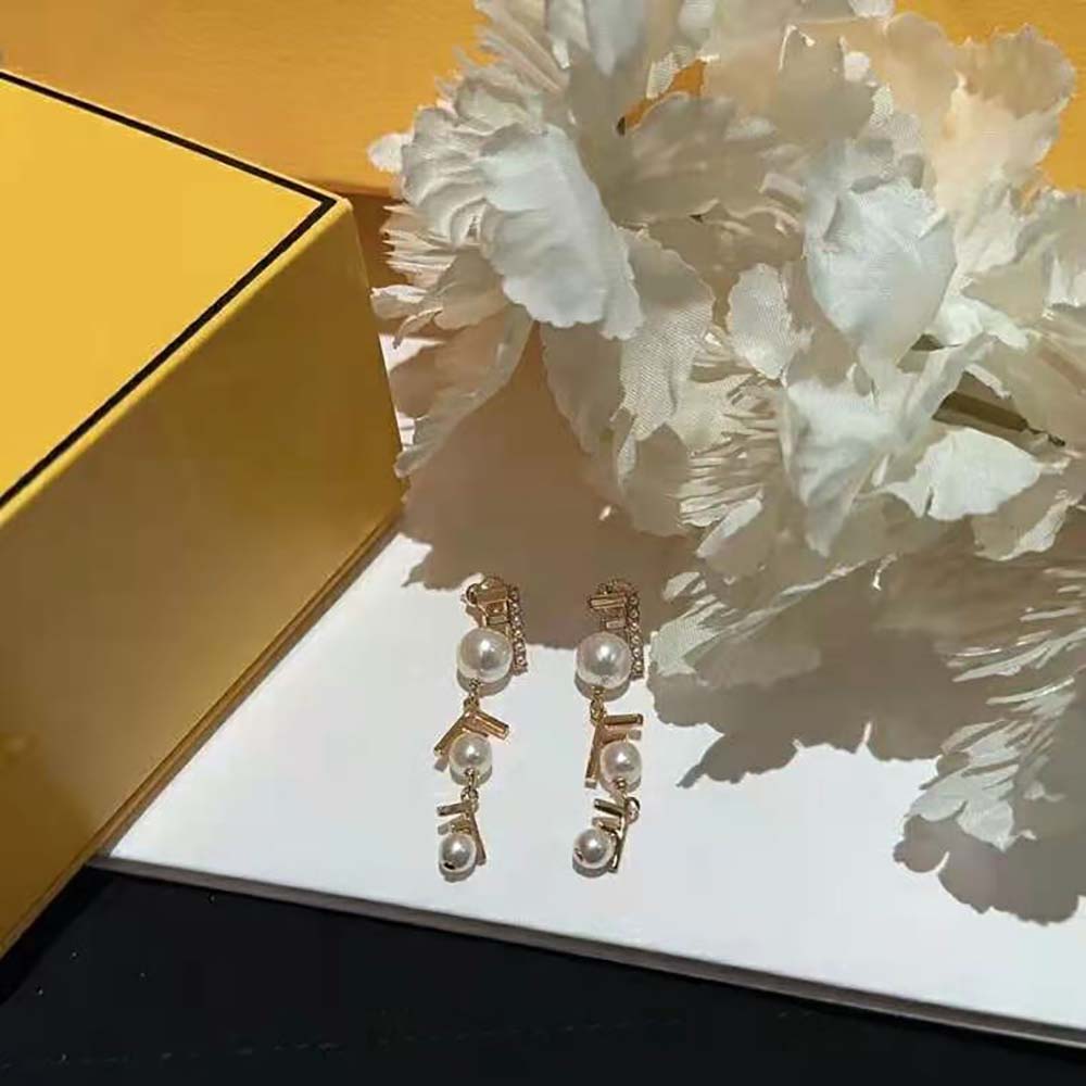Fendi Women First Earrings Gold-colored - image 5