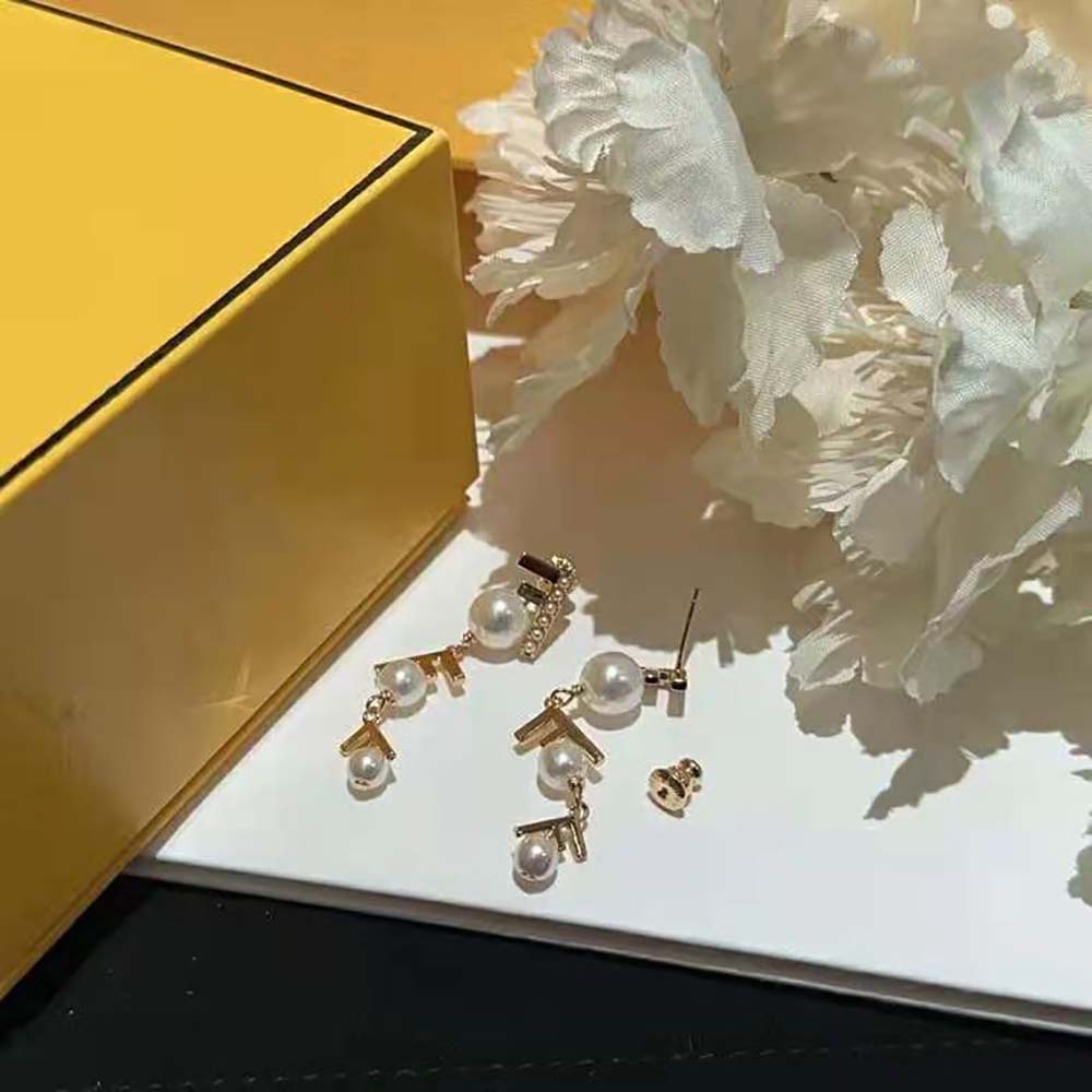 Fendi Women First Earrings Gold-colored - image 4