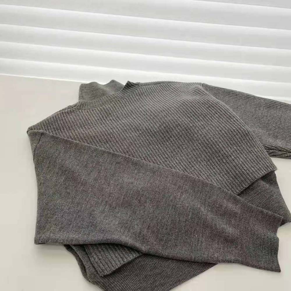 Fendi Women Gray Wool and Cashmere Sweater - image 6