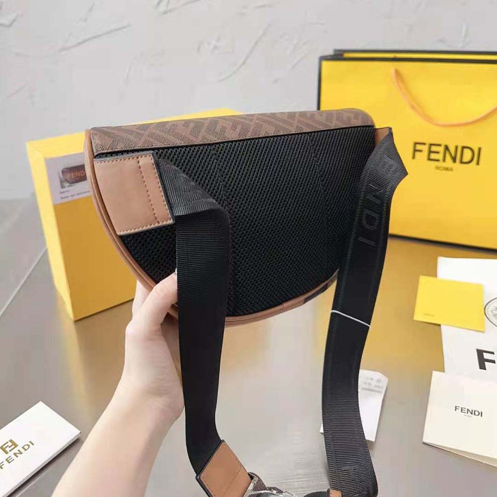 Fendi Men Multicolor Leather Belt Bag - image 8