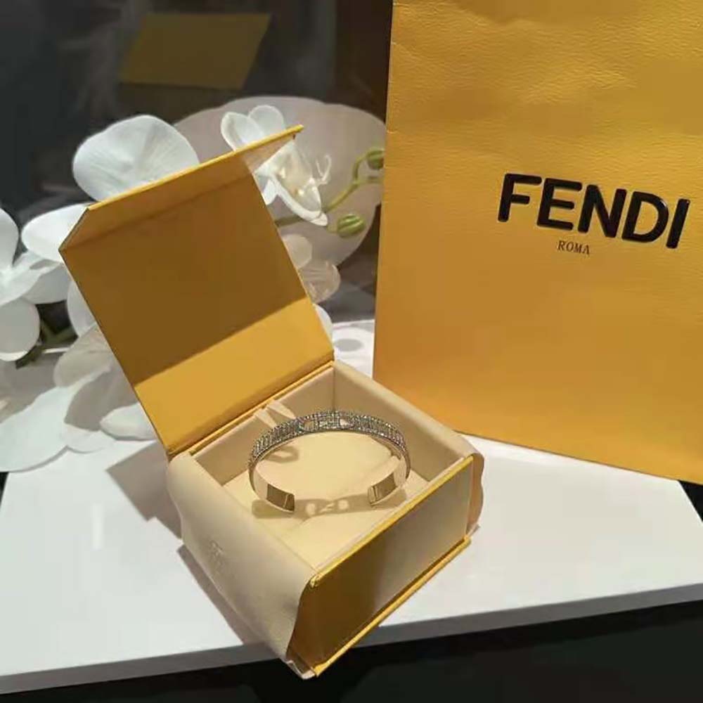 Fendi Women O’Lock Bracelet Silver-Colored Bracelet - image 4