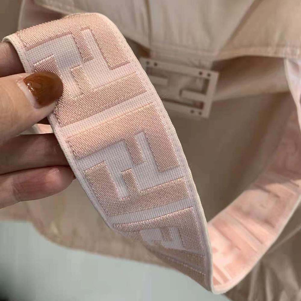 Fendi Women Pink Nylon Windbreaker-Pink - image 7