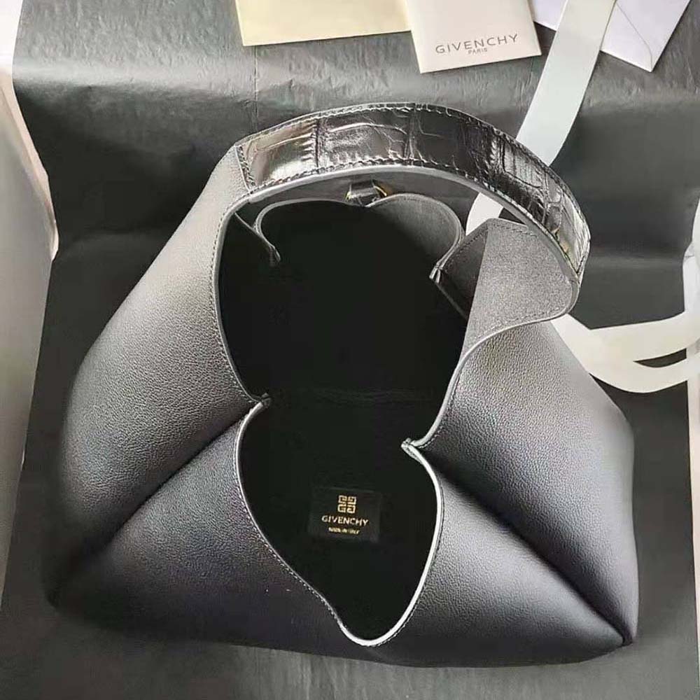 Givenchy Women Medium G-Hobo Bag in Smooth Leather-Black - image 4