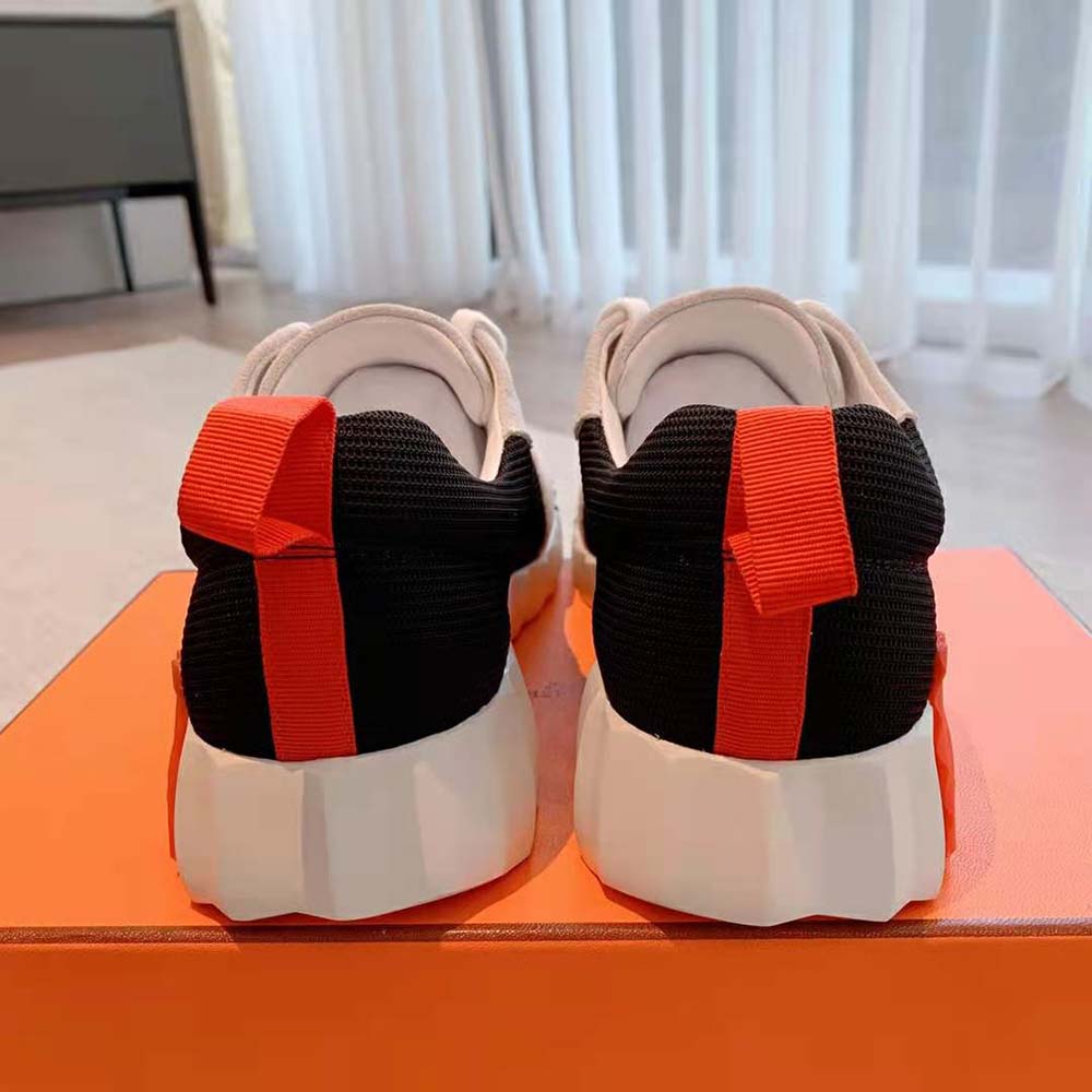 Hermes Women Bouncing Sneaker in Air Mesh and Suede Goatskin - image 9