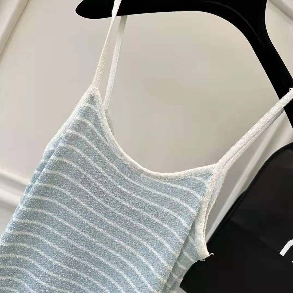 Miu Miu Women Bouclé Cotton Mini-Dress - image 7