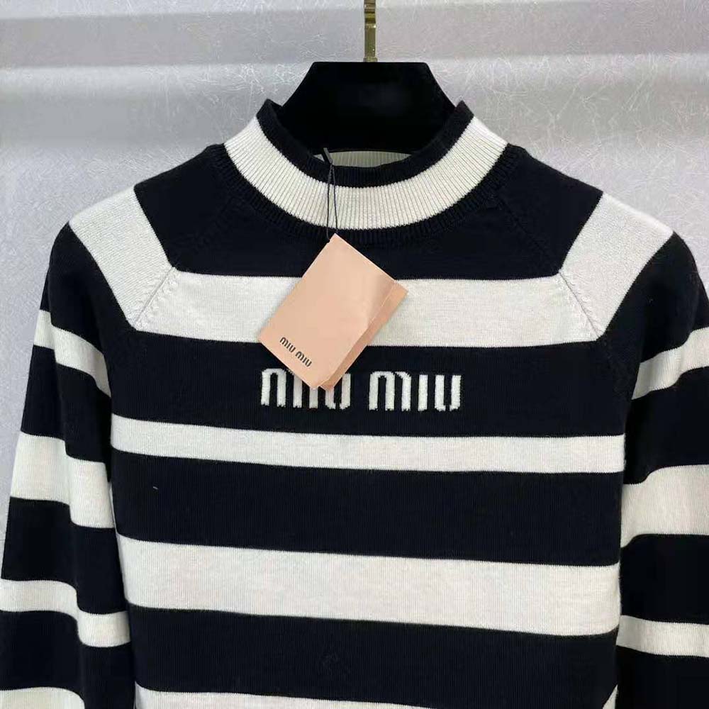 Miu Miu Women Cashmere and Silk Turtleneck Sweater - image 4