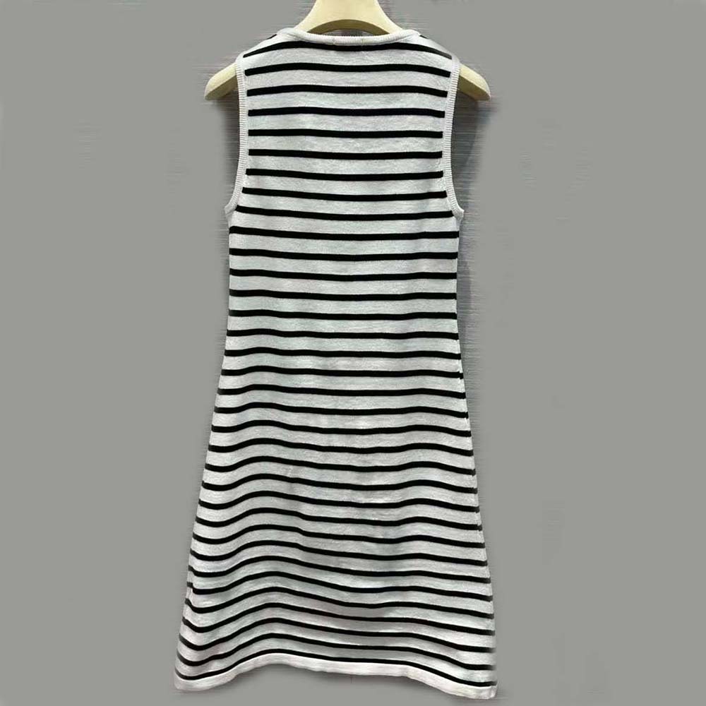 Side profile showing silhouette of Miu Miu Women Cotton Mini-Dress
