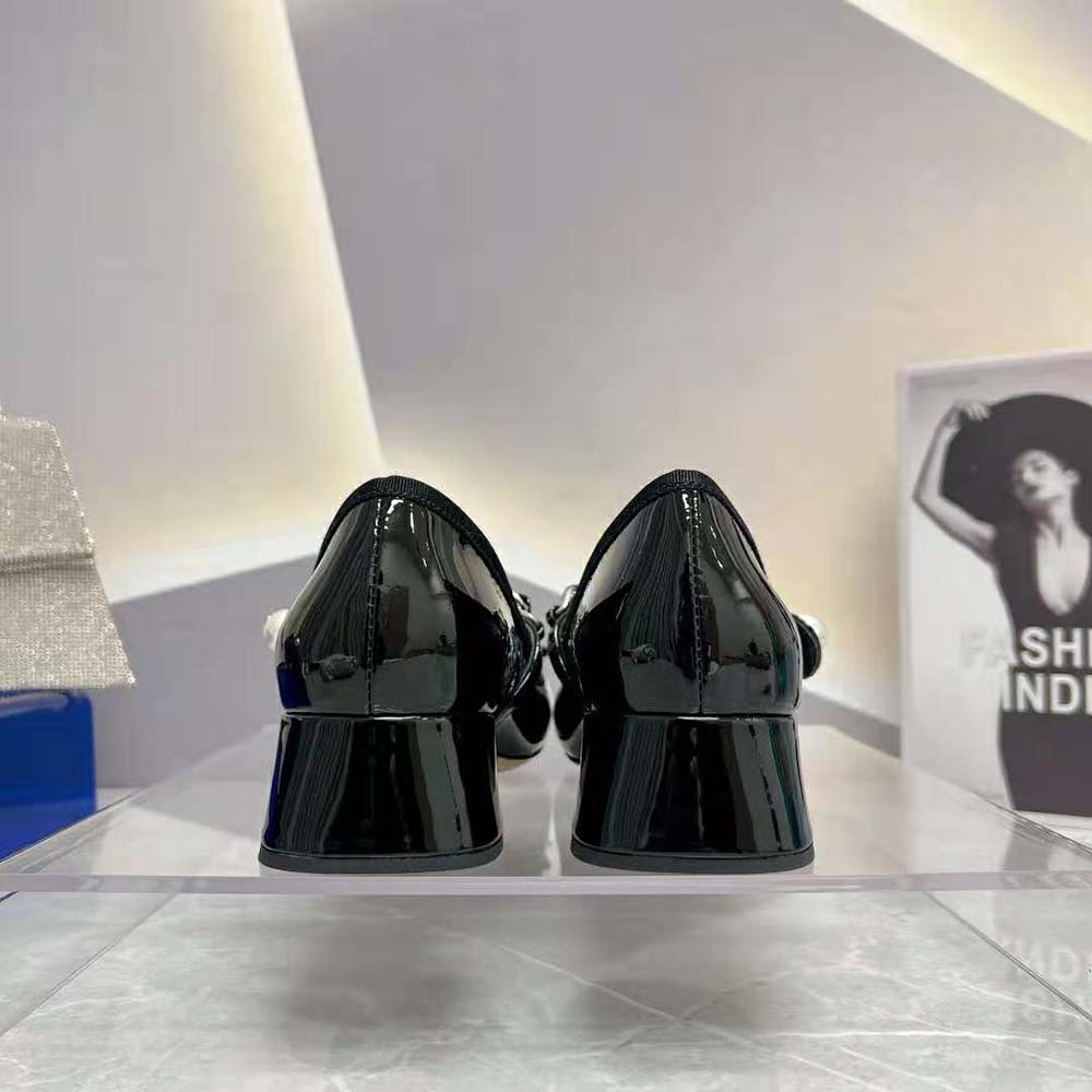 Miu Miu Women Naplak Pumps in 35 mm Heel Height-Black - image 10