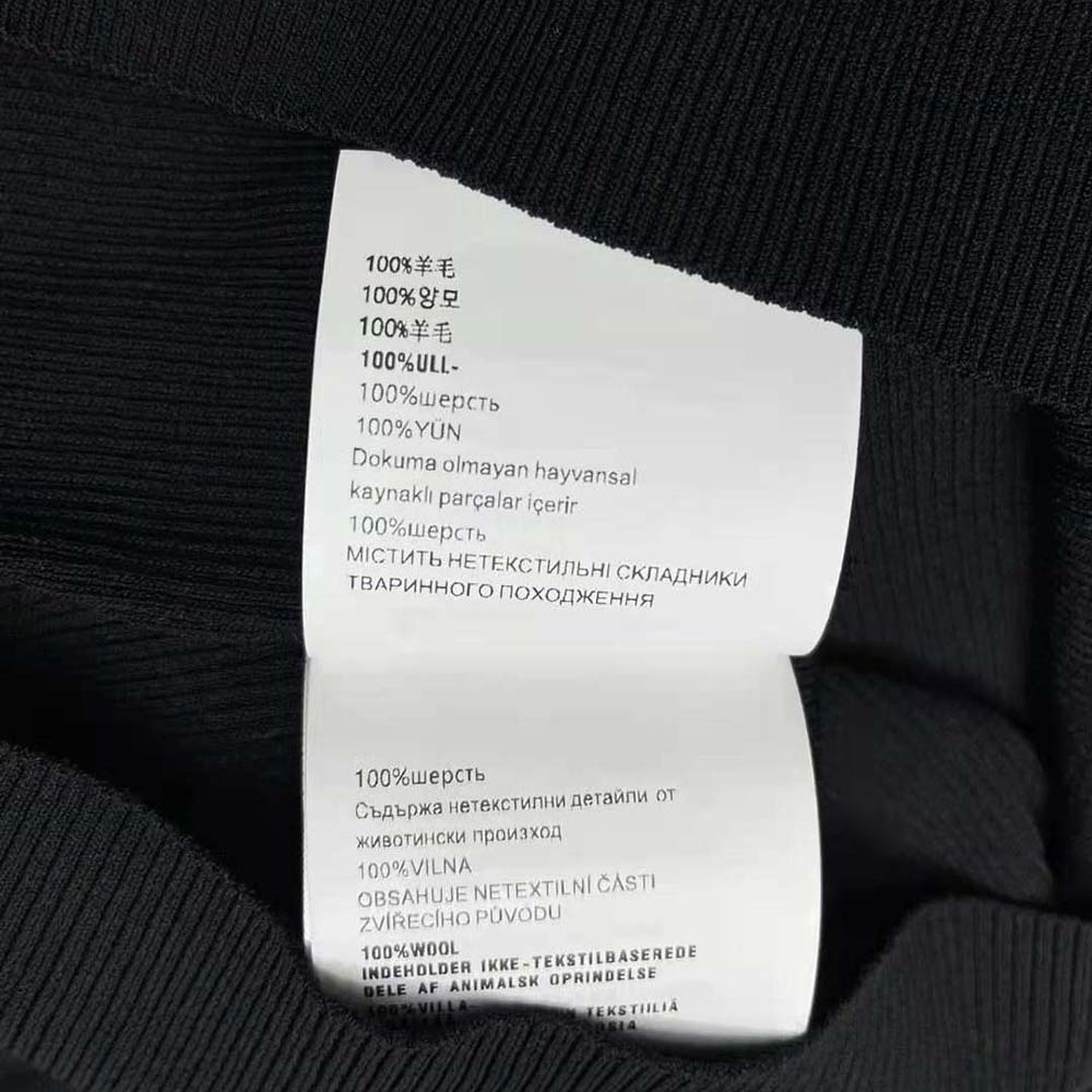 Miu Miu Women Viscose Dress with Intarsia Logo-Black - image 9