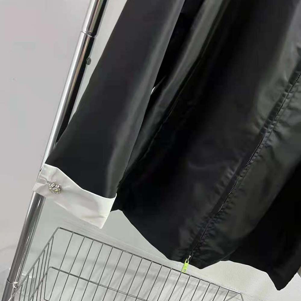 Prada Women Re-Nylon Blouson Jacket with Detachable Cuffs - image 6