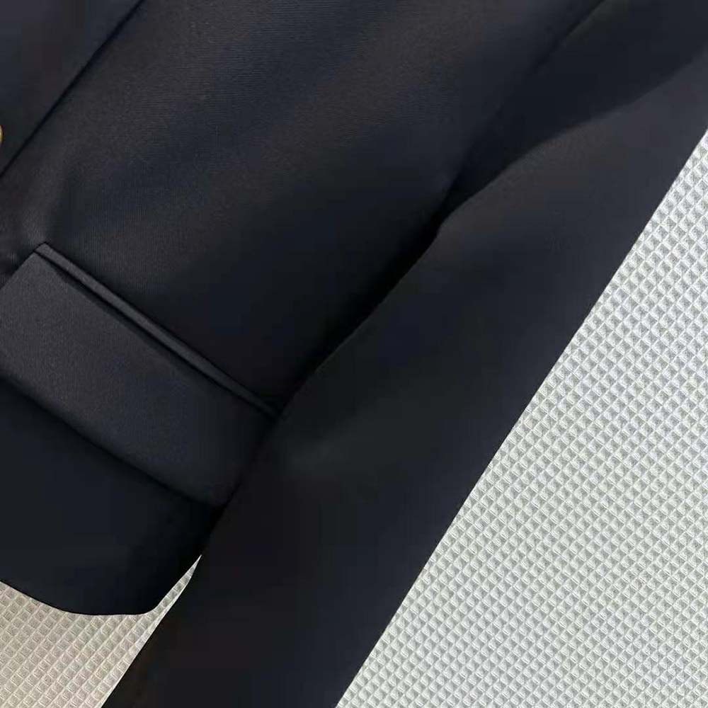 Prada Women Single-Breasted Tricotine Jacket - image 8