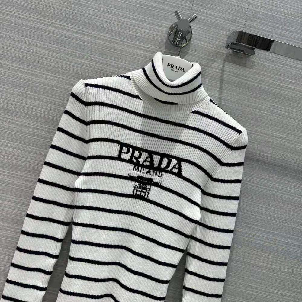 Prada Women Superfine Wool Turtleneck Sweater - image 4