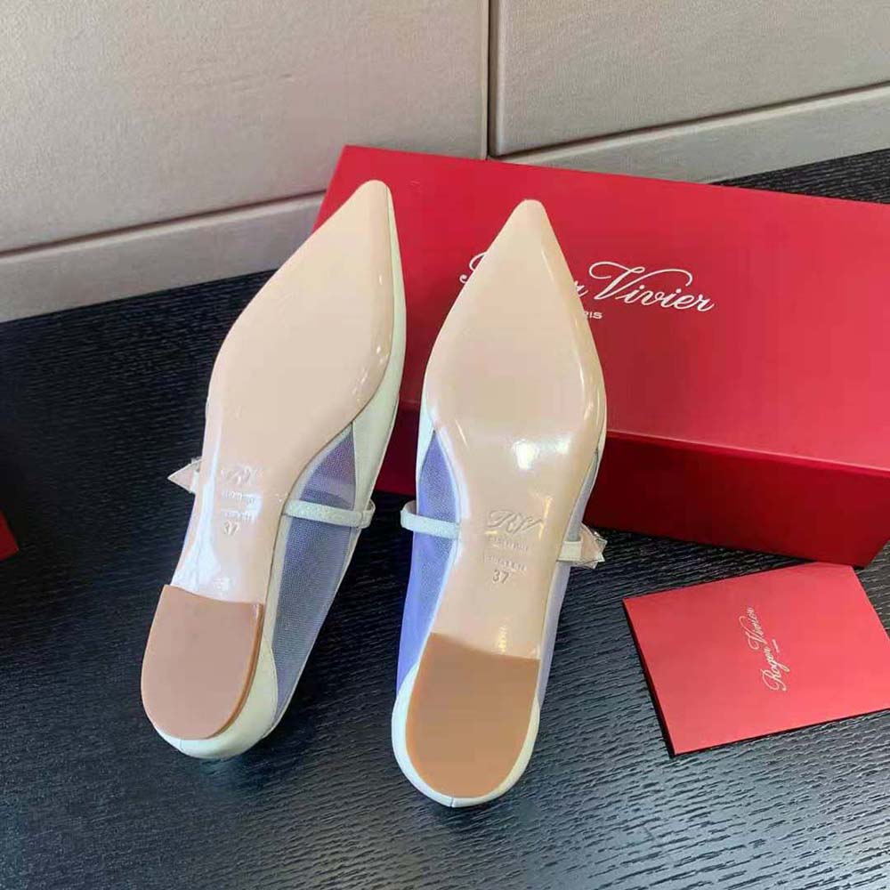 Roger Vivier Women Babies Ballerinas in Patent Leather-White - image 9