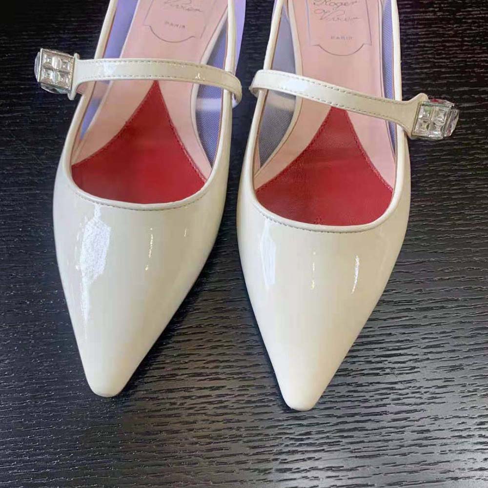 Roger Vivier Women Babies Ballerinas in Patent Leather-White - image 6