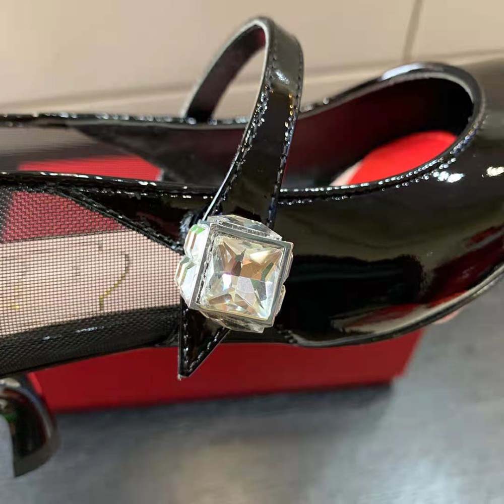 Roger Vivier Women Virgule Babies Pumps in Patent Leather-Black - image 7