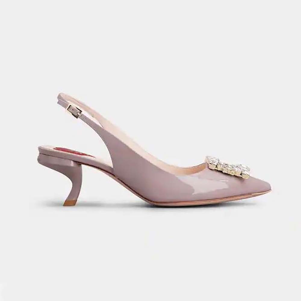 Understanding the Roger Vivier Virgule Strass Buckle Slingback Pumps