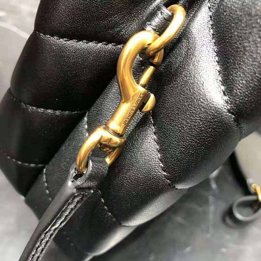 Saint Laurent YSL Women Loulou Toy Strap Bag in Matelassé “Y” Leather-Black - image 7