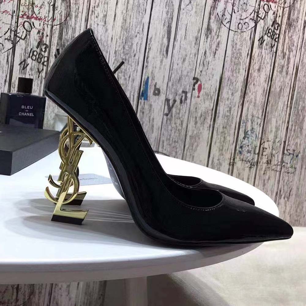 Saint Laurent YSL Women Opyum Pumps in Patent Leather-Black - image 6