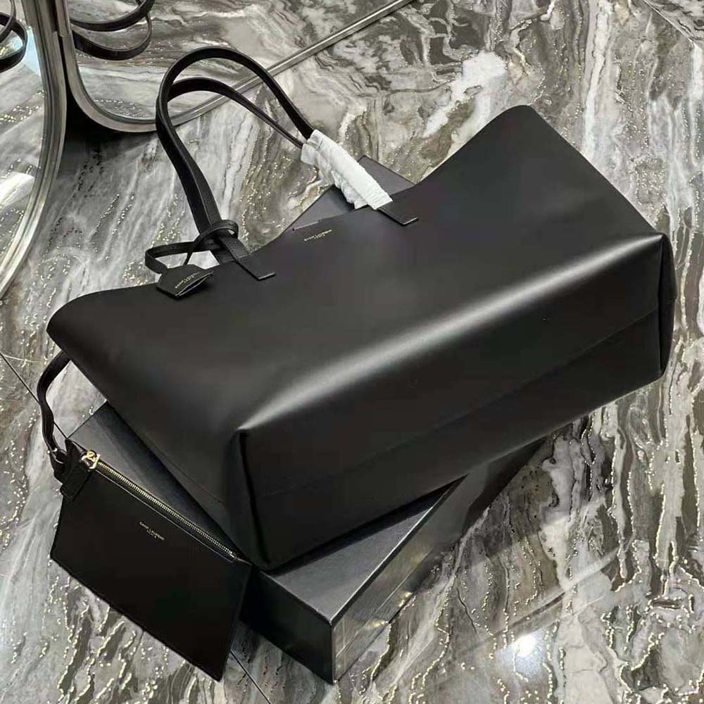 Saint Laurent YSL Women Shopping Saint Laurent E/W in Supple Leather-Black - image 7