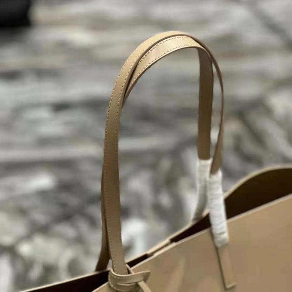 Saint Laurent YSL Women Shopping Saint Laurent E/W in Supple Leather-Sandy - image 8