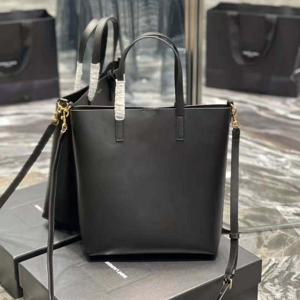 Saint Laurent YSL Women Shopping Saint Laurent Toy in Supple Leather-Black - image 4