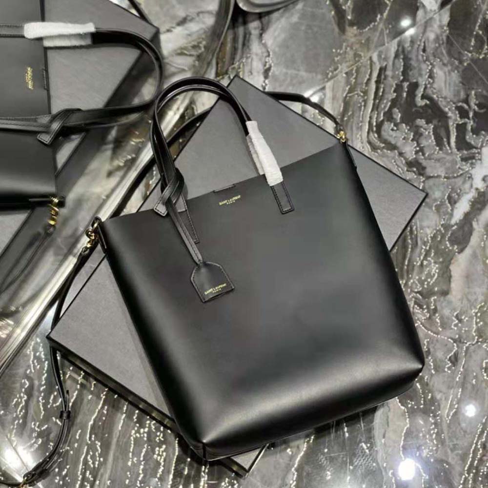 Saint Laurent YSL Women Shopping Saint Laurent Toy in Supple Leather-Black - image 5