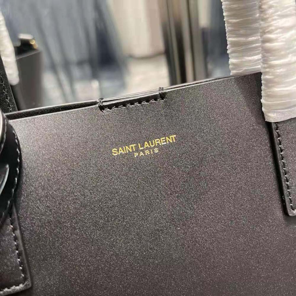 Saint Laurent YSL Women Shopping Saint Laurent Toy in Supple Leather-Black - image 8