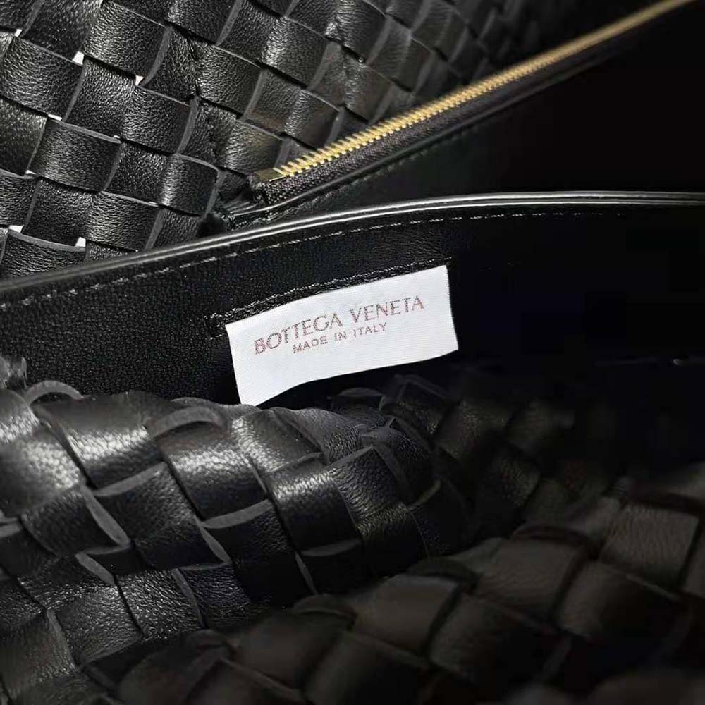 Bottega Veneta Women Medium Cabat Leather Tote Bag with Detachable Strap-Black - image 10