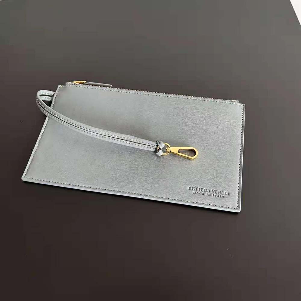 Bottega Veneta Women Medium Cabat Leather Tote Bag with Detachable Strap-Gray - image 6