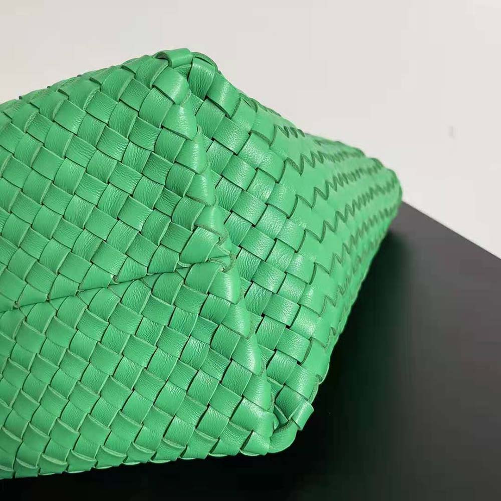 Bottega Veneta Women Medium Cabat Leather Tote Bag with Detachable Strap-Green - image 6