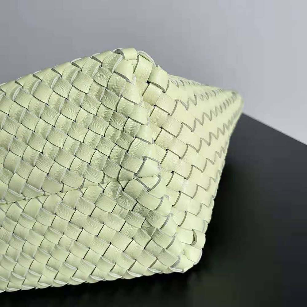 Bottega Veneta Women Medium Cabat Leather Tote Bag with Detachable Strap-Yellow - image 5